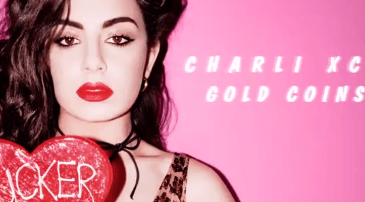 charli xcx gold coins