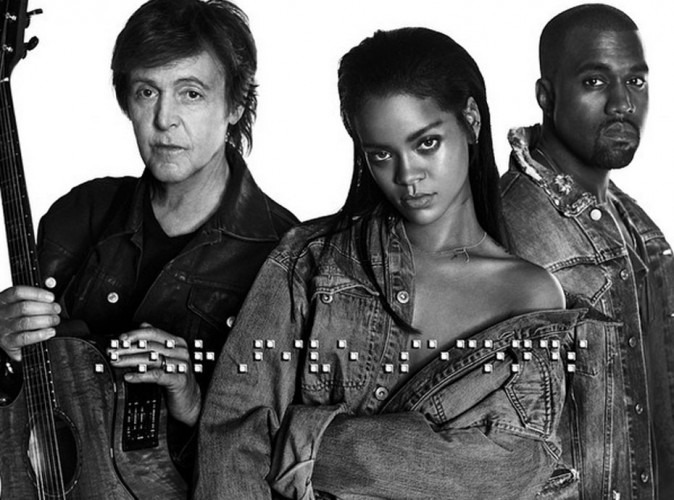 Rihanna ecoutez son nouveau tube Four Five Seconds en duo avec Kanye West portrait w674