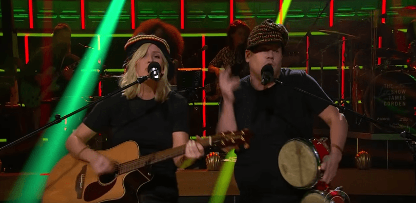 ellie goulding james corden love me like you do