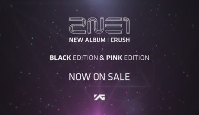 2ne1 crush album advert