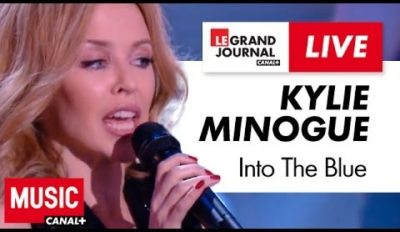 kylie minogue into the blue le g