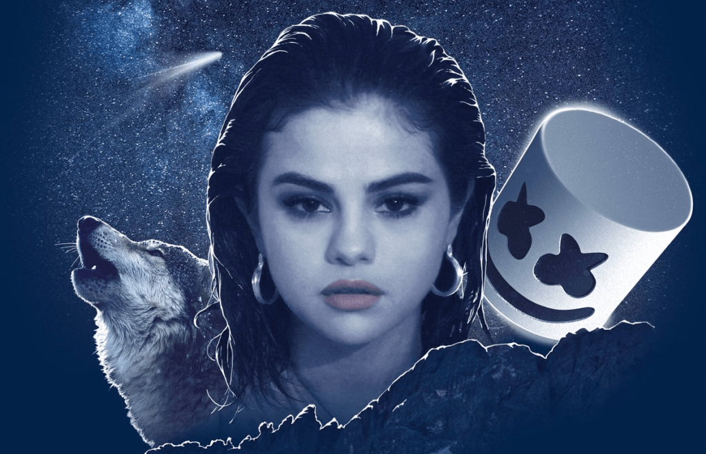 selena gomez marshmello wolves